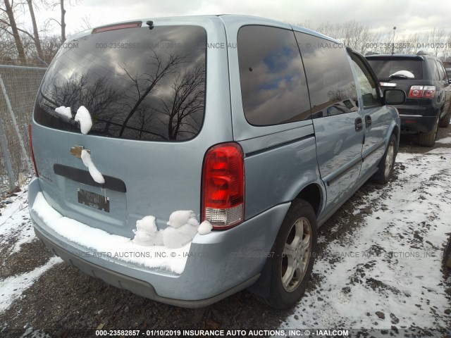 1GNDU23137D123632 - 2007 CHEVROLET UPLANDER LS BLUE photo 4