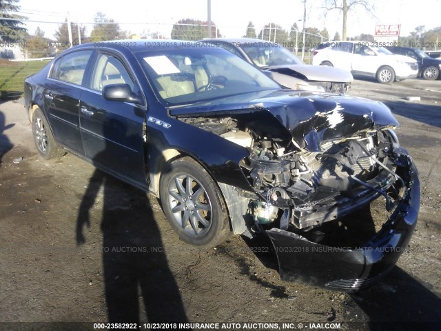 1G4HD57207U217171 - 2007 BUICK LUCERNE CXL BLACK photo 1