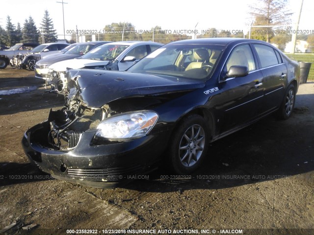 1G4HD57207U217171 - 2007 BUICK LUCERNE CXL BLACK photo 2