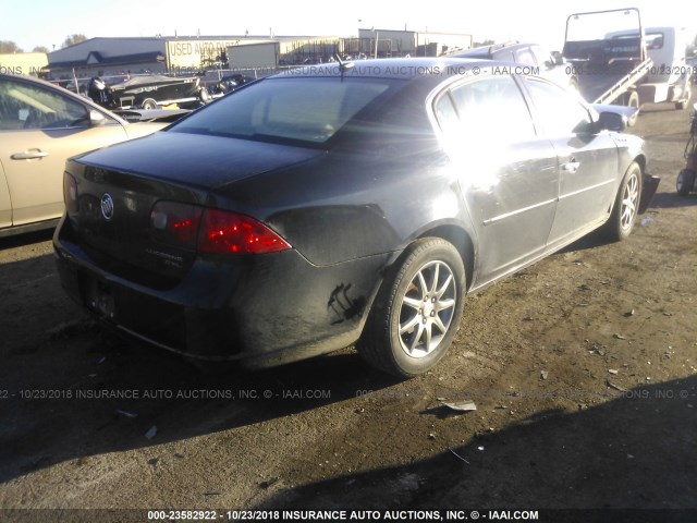 1G4HD57207U217171 - 2007 BUICK LUCERNE CXL BLACK photo 4