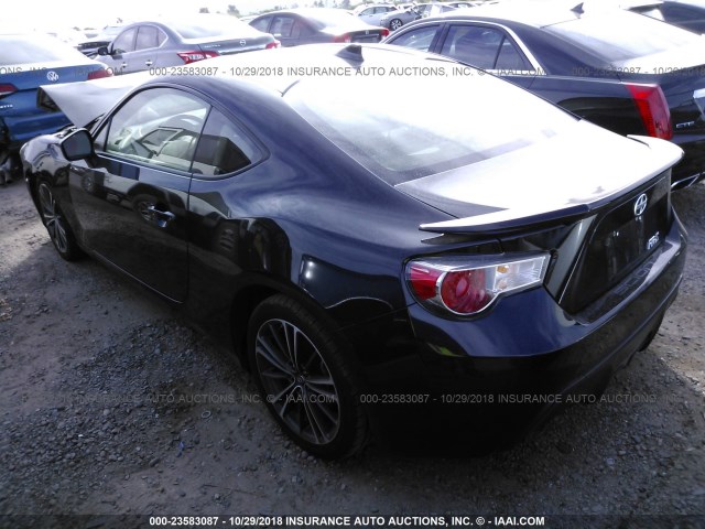 JF1ZNAA10G9704541 - 2016 TOYOTA SCION FR-S BLACK photo 3