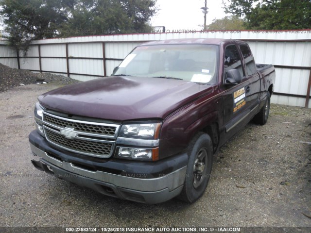 2GCEC19X231144970 - 2003 CHEVROLET SILVERADO C1500 MAROON photo 2