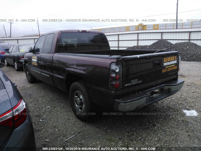 2GCEC19X231144970 - 2003 CHEVROLET SILVERADO C1500 MAROON photo 3