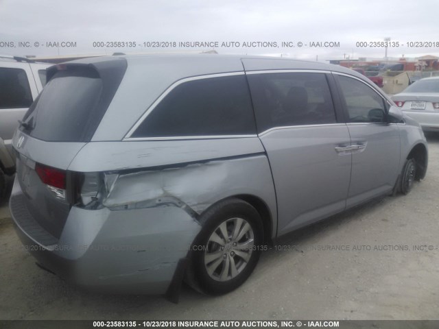 5FNRL5H69GB120931 - 2016 HONDA ODYSSEY EXL SILVER photo 4