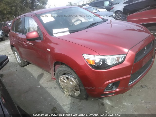 JA4AP3AU7BZ023576 - 2011 MITSUBISHI OUTLANDER SPORT ES RED photo 1