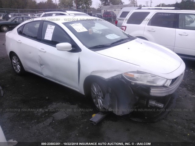 1C3CDFDH2FD160245 - 2015 DODGE DART SE AERO WHITE photo 1