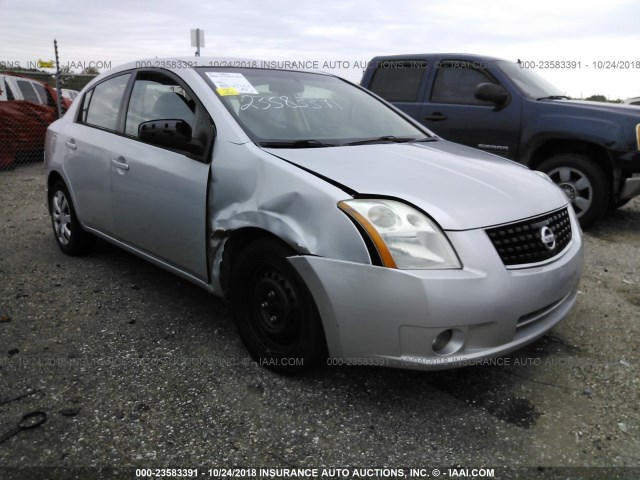 3N1AB61E98L648790 - 2008 NISSAN SENTRA 2.0/2.0S/2.0SL SILVER photo 1