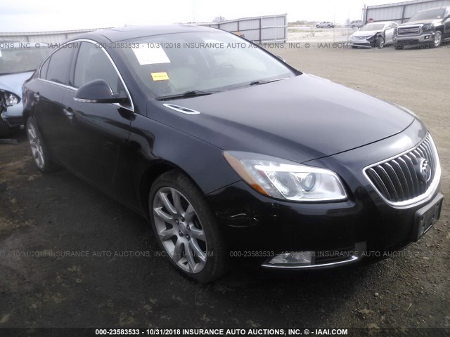 2G4GU5GV2D9217610 - 2013 BUICK REGAL PREMIUM BLACK photo 1