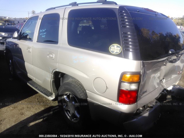 1GKEK63U06J115349 - 2006 GMC YUKON DENALI GRAY photo 3