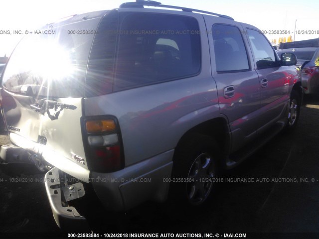 1GKEK63U06J115349 - 2006 GMC YUKON DENALI GRAY photo 4