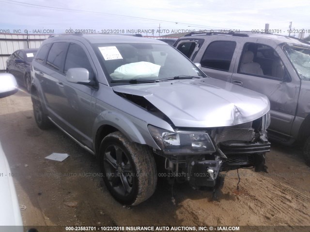 3C4PDCGGXGT112762 - 2016 DODGE JOURNEY CROSSROAD SILVER photo 1