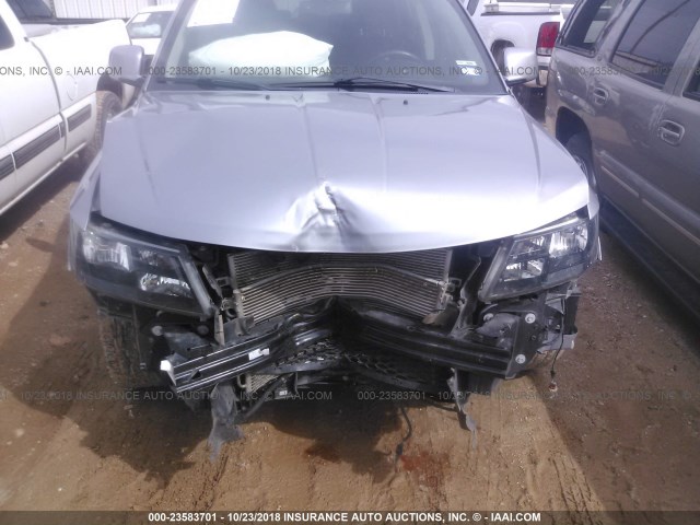 3C4PDCGGXGT112762 - 2016 DODGE JOURNEY CROSSROAD SILVER photo 6