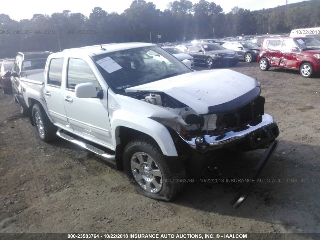 1GCHSDFP1C8152402 - 2012 CHEVROLET COLORADO LT WHITE photo 1