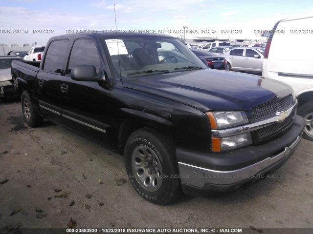 2GCEC13T651333114 - 2005 CHEVROLET SILVERADO C1500 BLACK photo 1