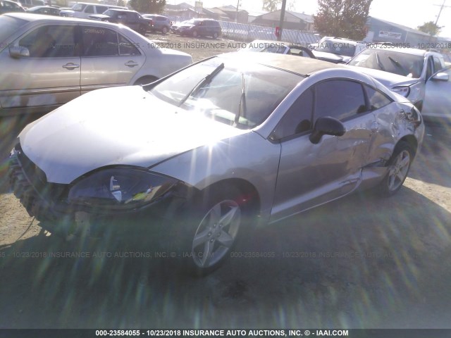 4A3AK24F49E025912 - 2009 MITSUBISHI ECLIPSE GS GRAY photo 2