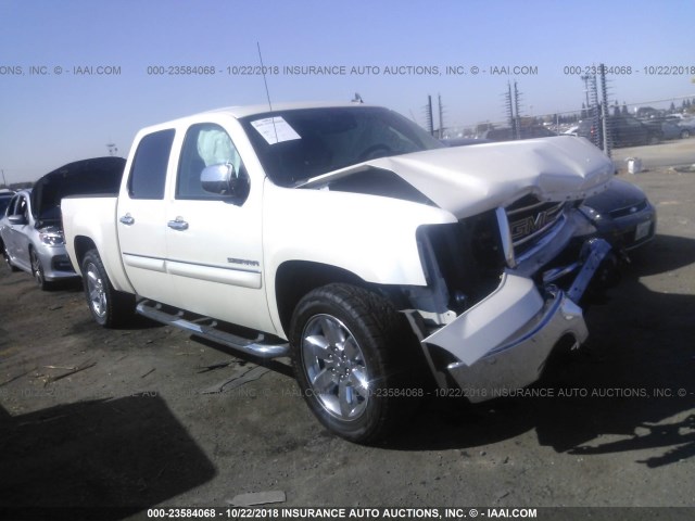 3GTP1VE07CG111758 - 2012 GMC SIERRA C1500 SLE WHITE photo 1