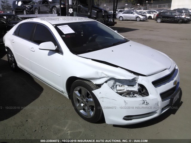 1G1ZH57B89F228464 - 2009 CHEVROLET MALIBU 1LT WHITE photo 1