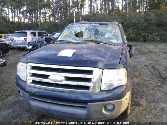 1FMFU15557LA89982 - 2007 FORD EXPEDITION XLT BLACK photo 6