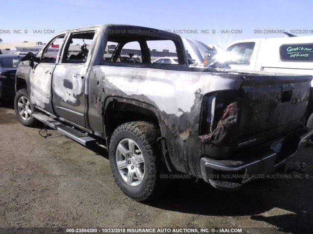 3GTU2VEC4EG235189 - 2014 GMC SIERRA K1500 SLT GRAY photo 3