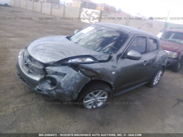 JN8AF5MV9DT212331 - 2013 NISSAN JUKE S/SV/SL GRAY photo 2