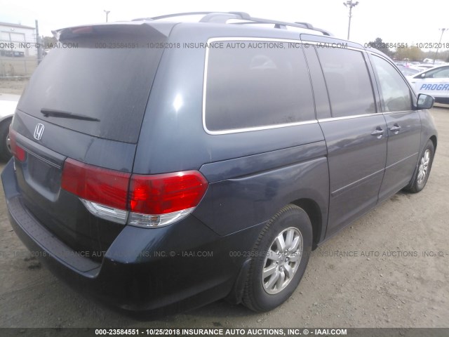 5FNRL3H73AB071133 - 2010 HONDA ODYSSEY EXL GRAY photo 4