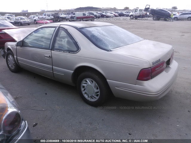 1FALP6243VH134429 - 1997 FORD THUNDERBIRD LX TAN photo 3