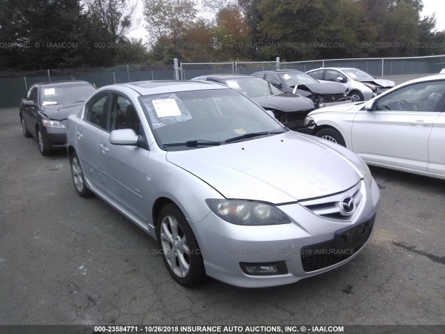 JM1BK323281868163 - 2008 MAZDA 3 S SILVER photo 1