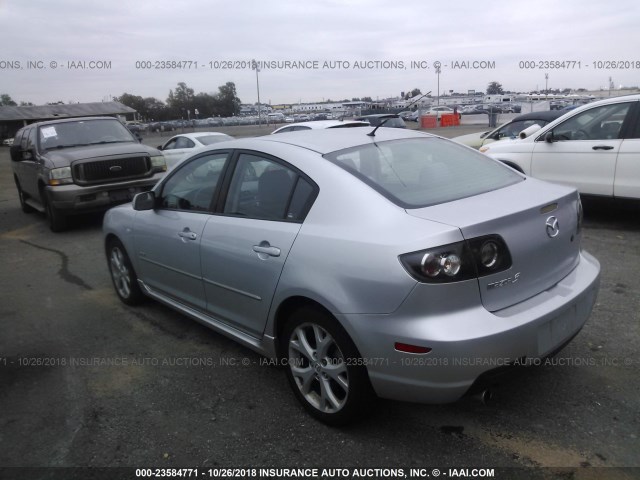 JM1BK323281868163 - 2008 MAZDA 3 S SILVER photo 3