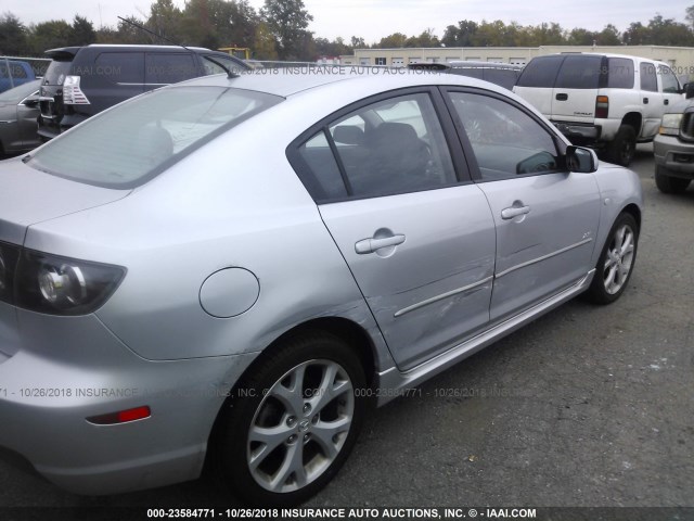 JM1BK323281868163 - 2008 MAZDA 3 S SILVER photo 6