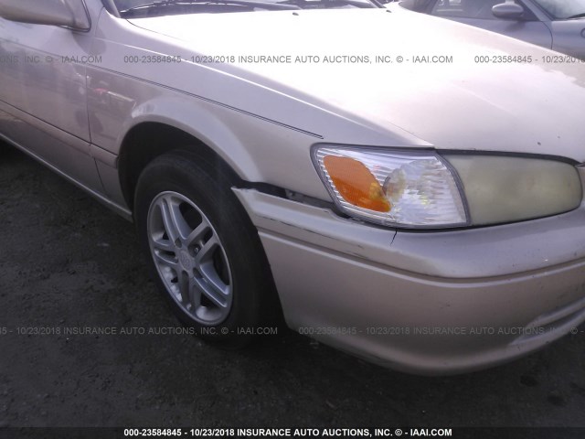 4T1BF22K41U131360 - 2001 TOYOTA CAMRY LE/XLE TAN photo 6