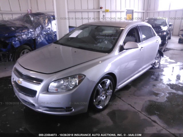 1G1ZD5EU2BF248490 - 2011 CHEVROLET MALIBU 2LT SILVER photo 2