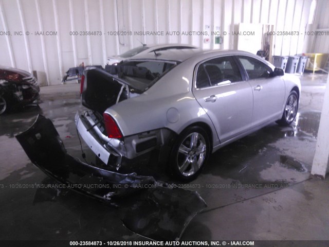 1G1ZD5EU2BF248490 - 2011 CHEVROLET MALIBU 2LT SILVER photo 4