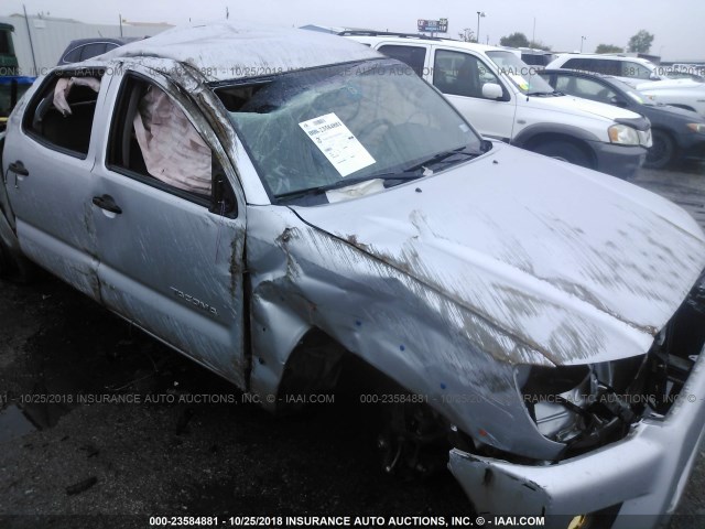 5TFJU4GN3CX025035 - 2012 TOYOTA TACOMA DOUBLE CAB PRERUNNER SILVER photo 6