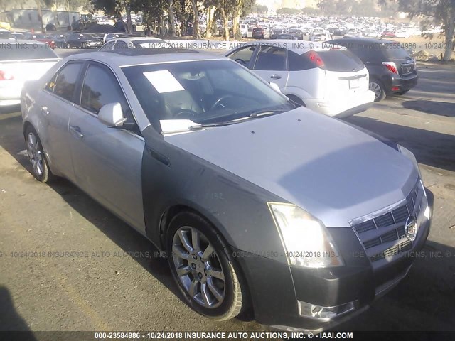 1G6DS57V480169513 - 2008 CADILLAC CTS HI FEATURE V6 SILVER photo 1