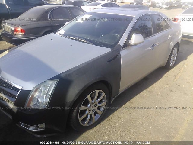 1G6DS57V480169513 - 2008 CADILLAC CTS HI FEATURE V6 SILVER photo 6