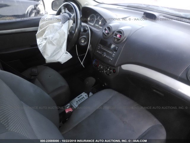 KL1TD5DEXAB083034 - 2010 CHEVROLET AVEO LS/LT Қызыл фото 5