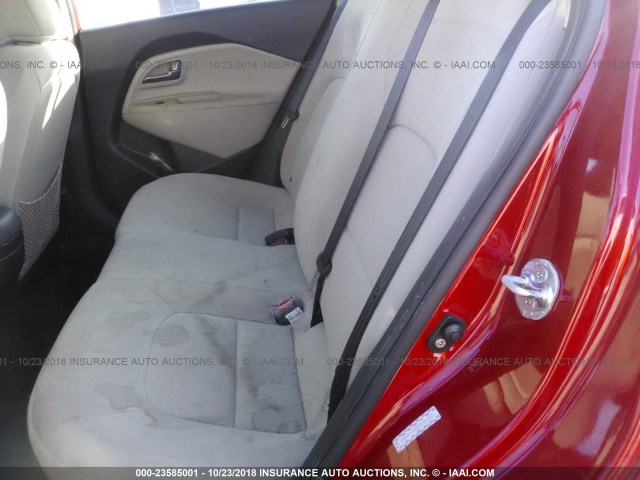 KNADN4A33D6162983 - 2013 KIA RIO EX/SX RED photo 8