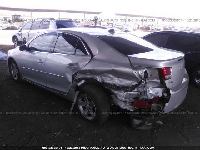 1G11B5SA6DF342789 - 2013 CHEVROLET MALIBU LS 银色 照片 3