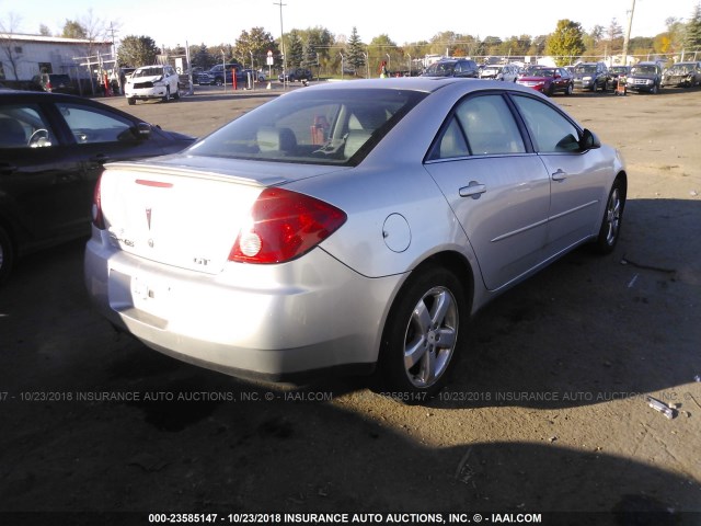 1G2ZH58N974165792 - 2007 PONTIAC G6 GT SILVER photo 4