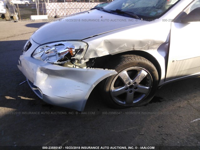 1G2ZH58N974165792 - 2007 PONTIAC G6 GT SILVER photo 6