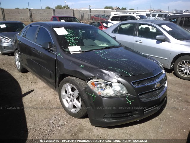 1G1ZA5EU2BF342748 - 2011 CHEVROLET MALIBU LS 灰色 照片 1