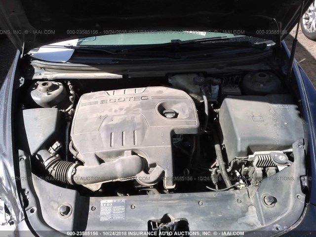 1G1ZA5EU2BF342748 - 2011 CHEVROLET MALIBU LS 灰色 照片 10