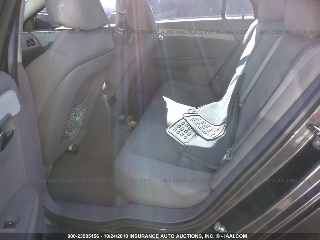 1G1ZA5EU2BF342748 - 2011 CHEVROLET MALIBU LS 灰色 照片 8