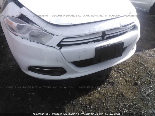 1C3CDFBA0DD188208 - 2013 DODGE DART SXT WHITE photo 6