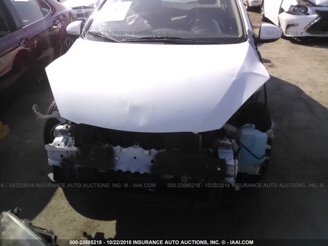 JM1DE1KZ9C0133591 - 2012 MAZDA MAZDA2 WHITE photo 6