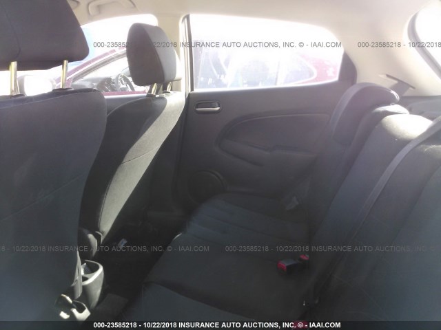 JM1DE1KZ9C0133591 - 2012 MAZDA MAZDA2 WHITE photo 8