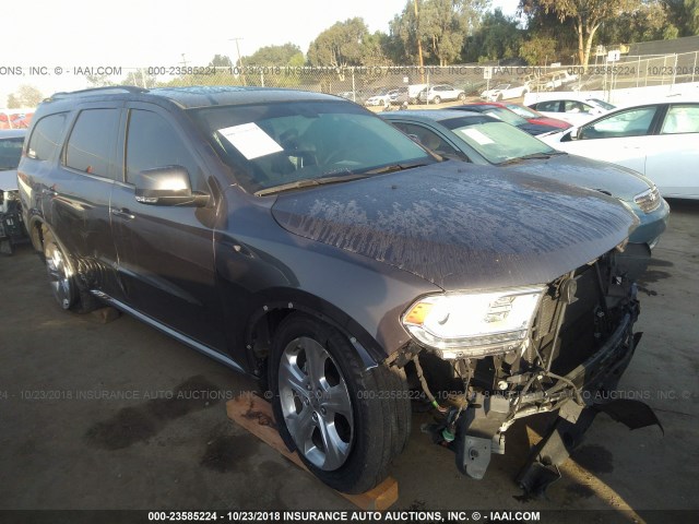 1C4RDHDG9FC750487 - 2015 DODGE DURANGO LIMITED GRAY photo 1