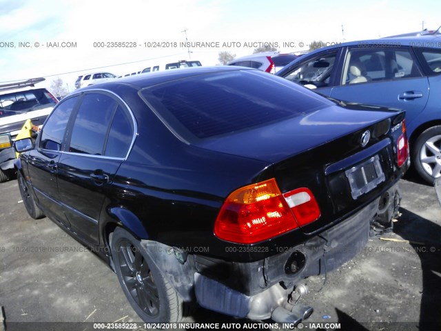 WBAAV53491JS97375 - 2001 BMW 330 I BLACK photo 3