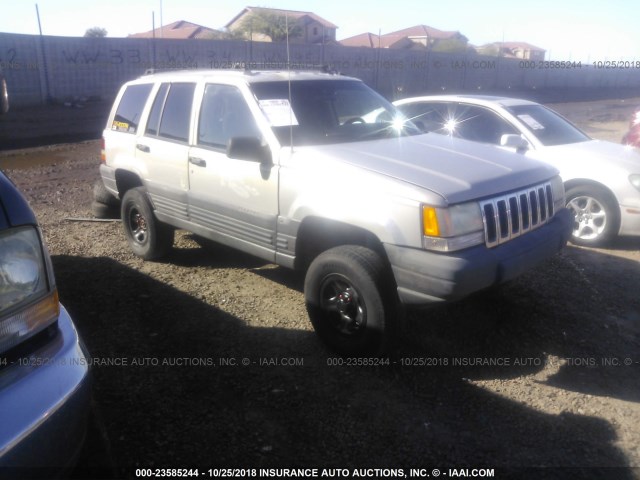 1J4FX58S6VC546777 - 1997 JEEP GRAND CHEROKEE LAREDO/TSI SILVER photo 1