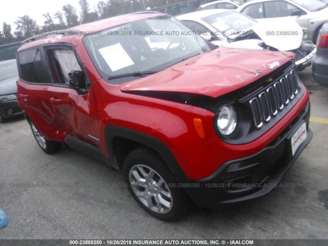 ZACCJBBB9HPF36956 - 2017 JEEP RENEGADE LATITUDE RED photo 10